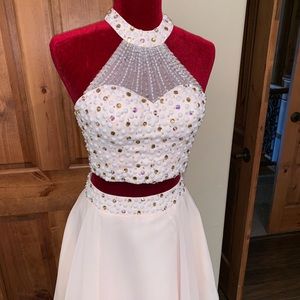 NWOT Two piece prom dress never been worn.
